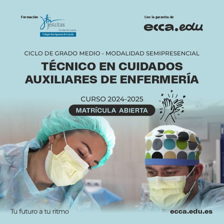 Continúa abierta la matrícula para el Ciclo Auxiliar de Enfermería