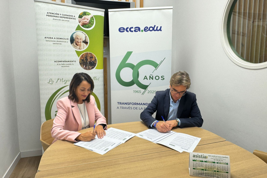 ecca.edu firma un convenio con Asistia Gran Canaria