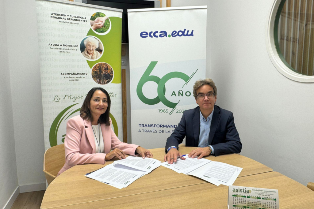 ecca.edu firma un convenio con Asistia Gran Canaria