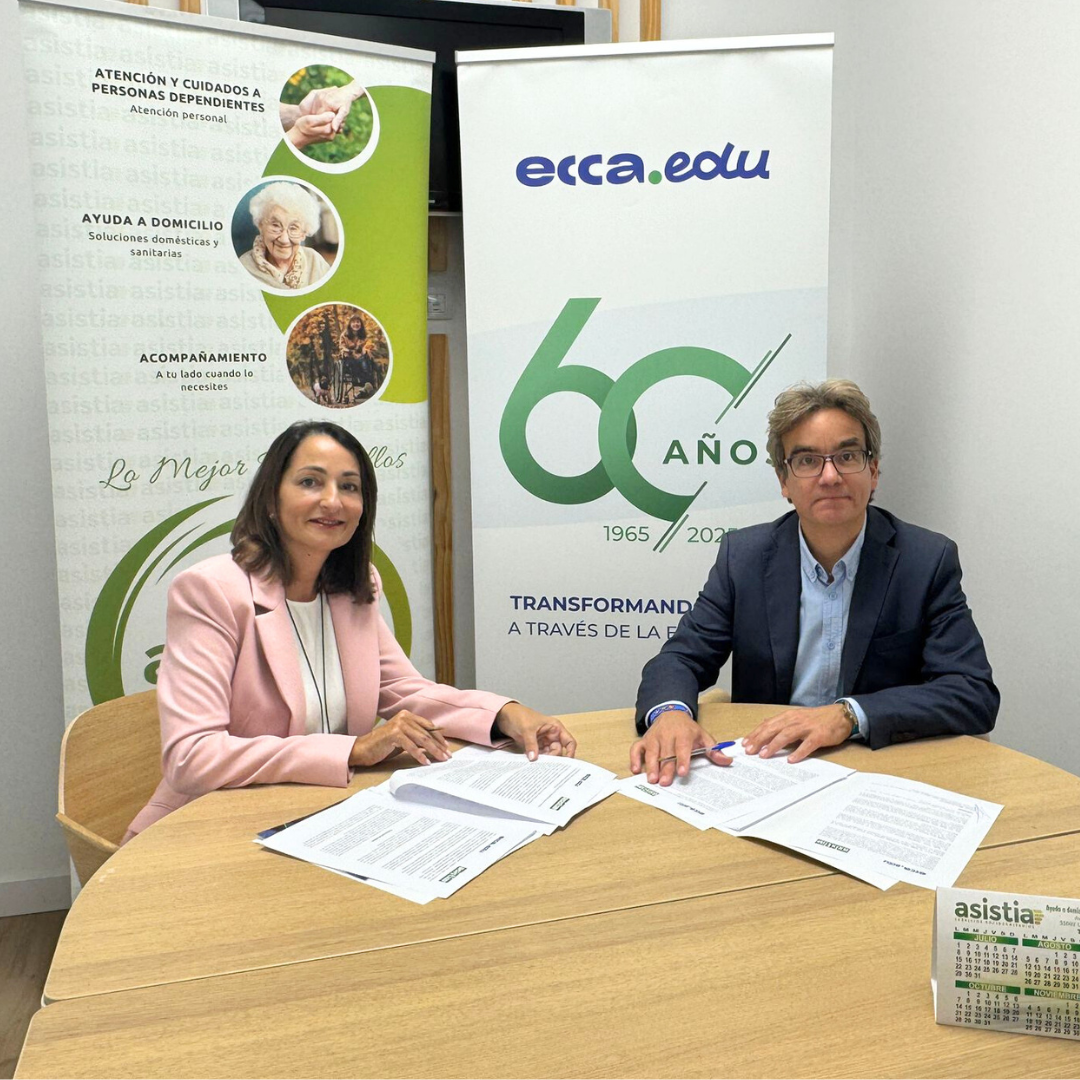 ecca.edu firma un convenio con Asistia Gran Canaria, para promover la formación y el desarrollo de talento