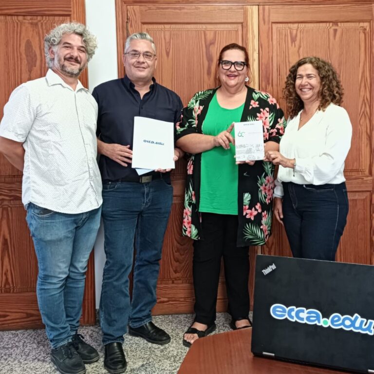 El Ayuntamiento de Tuineje y ecca.edu fortalecen lazos en una nueva reunión para impulsar la empleabilidad en el municipio