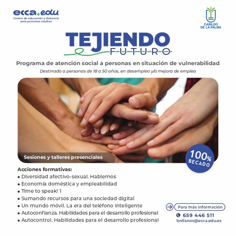 ecca.edu y el Cabildo de La Palma impulsan el programa “Tejiendo Futuro” para el desarrollo educativo y social