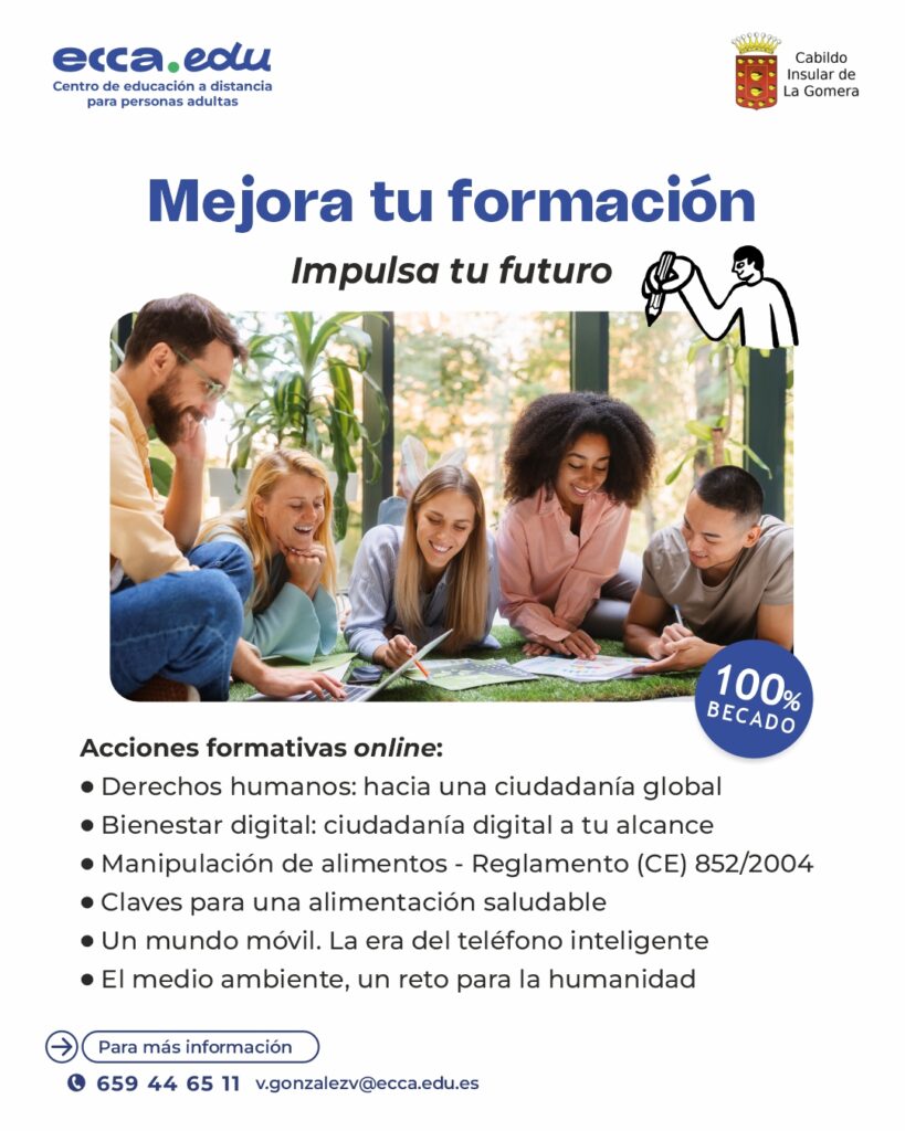 Proyecto Becas cursos Cabildo La Gomera y ecca.edu
