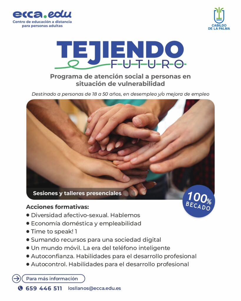 ecca.edu y el Cabildo de La Palma impulsan el programa _Tejiendo Futuro_ para el desarrollo educativo y social (1)