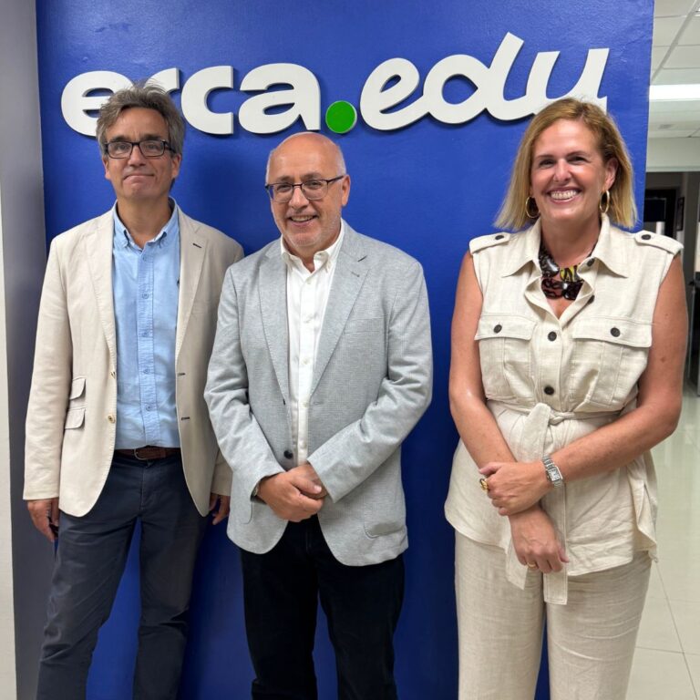 El presidente del Cabildo de Gran Canaria visita la sede de ecca.edu y refuerza su compromiso con la institución