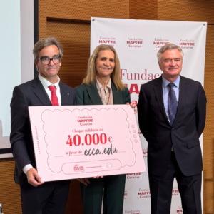 la Fundación MAPFRE Canarias celebró este jueves un acto conmemorativo en su sede institucional de Las Palmas de Gran Canaria en el que ecca.edu ha sido reconocida por su labor educativa.