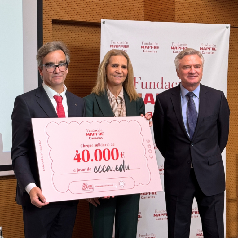 ecca.edu agradece a Fundación MAPFRE Canarias su apoyo a la educación inclusiva en el 40 aniversario de la entidad
