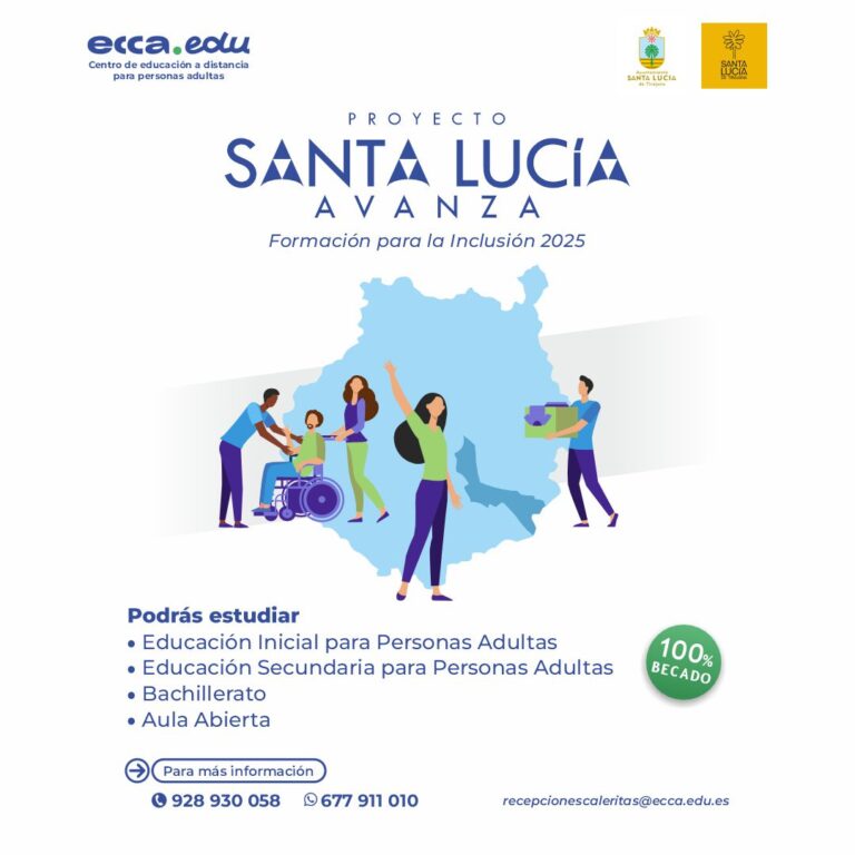 ecca.edu y el Ayuntamiento de Santa Lucía impulsan la formación en el municipio