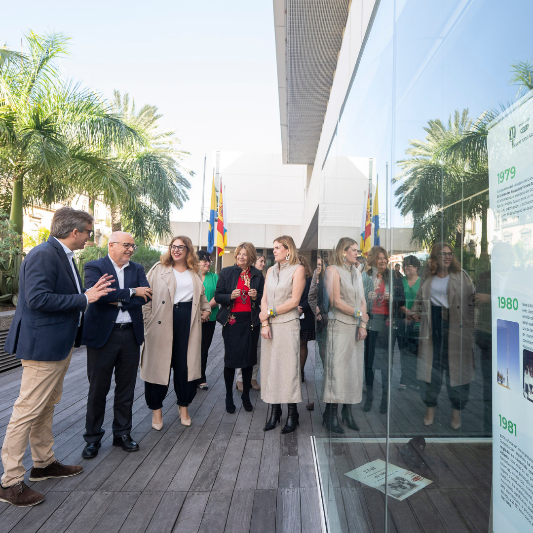 Cabildo de Gran Canaria, último escenario de la exposición itinerante que conmemora los 60 años de ecca.edu
