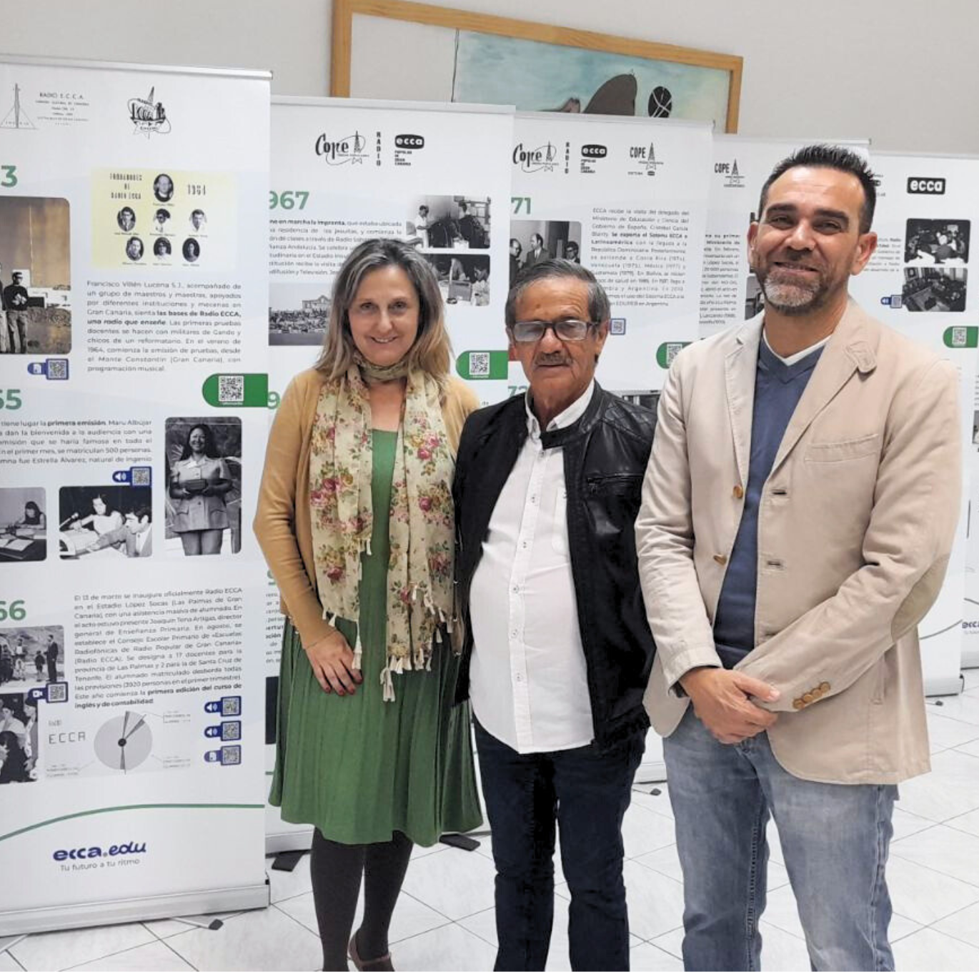 La Frontera acoge la última parada de la exposición itinerante del 60 aniversario de ecca.edu en la provincia