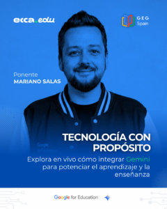 Mariano Salas, ponente de 'Hackeando la Educación'