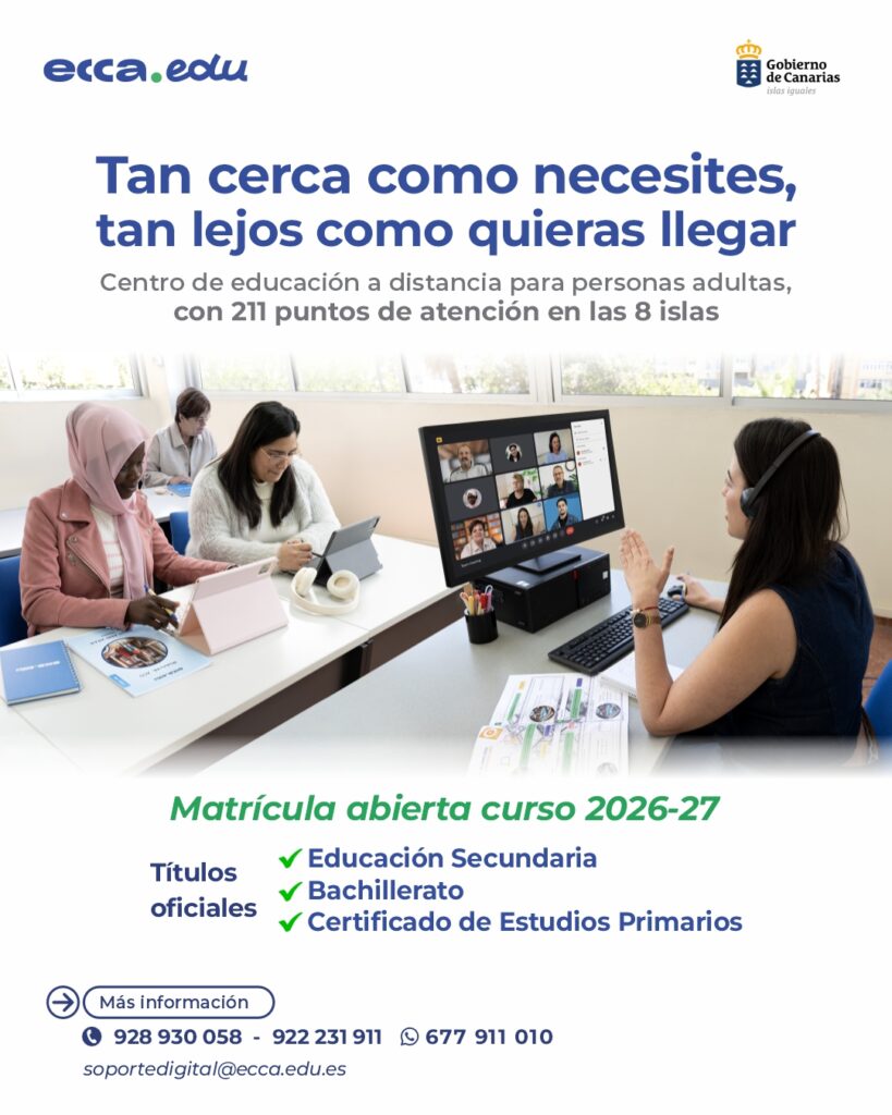  ecca.edu abre el periodo de matrícula de titulaciones oficiales para el curso 2026-2027
