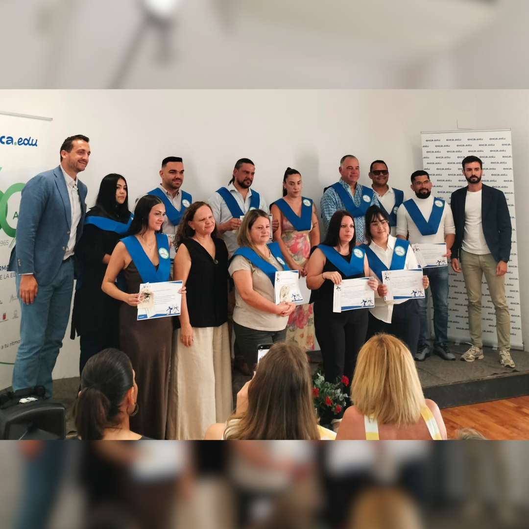 La Palma arropa al alumnado titulado de ecca.edu en su entrega de orlas y diplomas