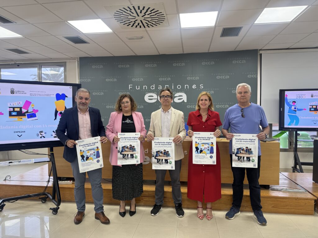 ecca.edu y el Gobierno de Canarias presentan el Itinerario Ciudadanía Digital para promover el uso seguro de internet y la IA responsable
