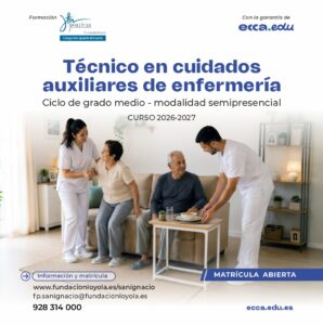 ciclo de Técnico en Cuidados Auxiliares de Enfermería 2026-2027