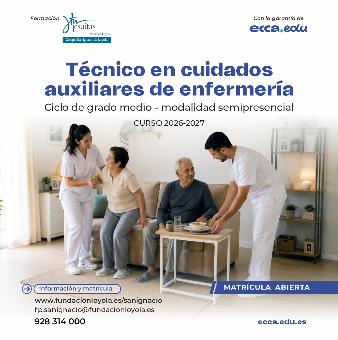 ciclo de Técnico en Cuidados Auxiliares de Enfermería 2026-2027
