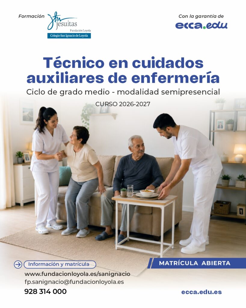 ciclo de Técnico en Cuidados Auxiliares de Enfermería 2026-2027 