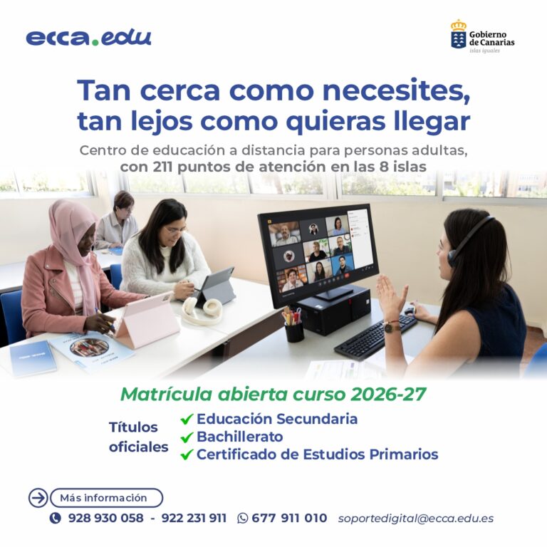 ecca.edu refuerza en septiembre su campaña de matriculación para el curso 2026-2027