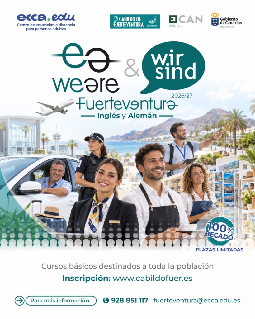 ecca.edu y el Cabildo de Fuerteventura renuevan el convenio de los programas de idiomas ‘We Are’ y ‘Wir Sind’
