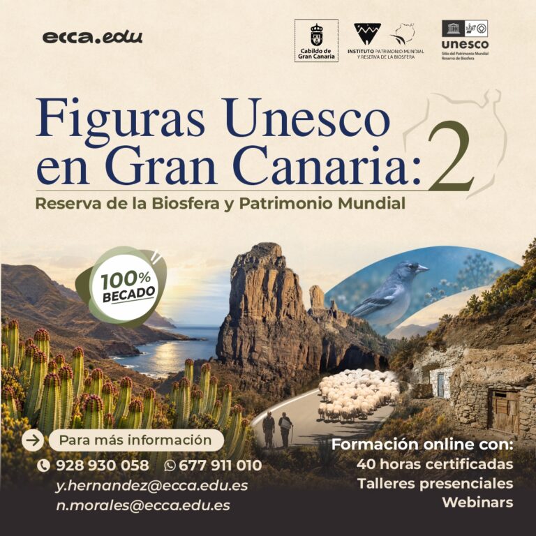 ecca.edu y el Cabildo de Gran Canaria lanzan la segunda edición del curso ‘Figuras Unesco en Gran Canaria’